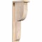 Ekena Millwork Crestline Smooth Corbel w/Backplate, Douglas Fir, 5 1/2"W x 10"D x 26"H COR06X10X26CRE01SDF - alternate 1